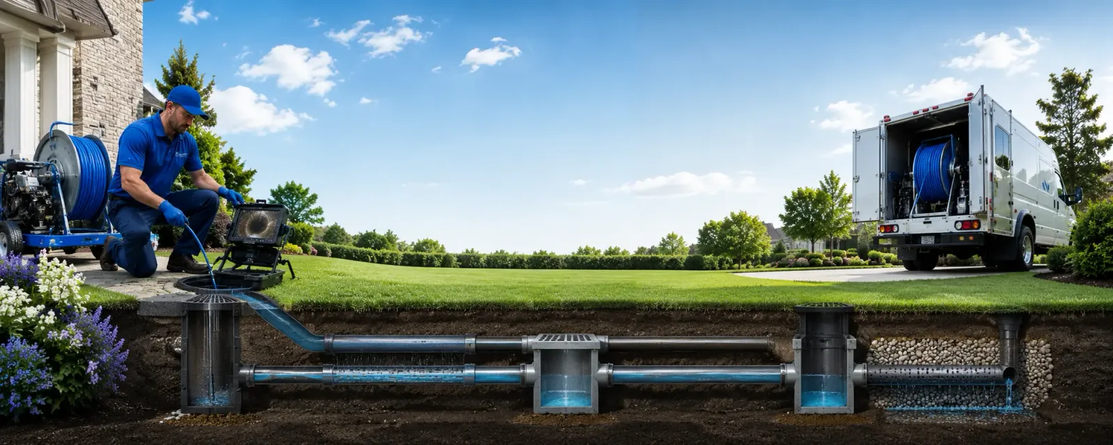 Outdoor drain cleaning information for Lewistown, OH